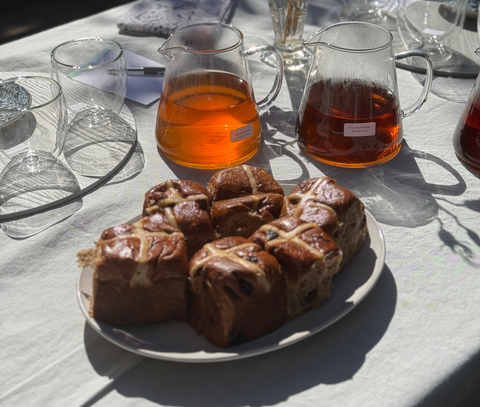 Food pairing: hot cross buns x tea
